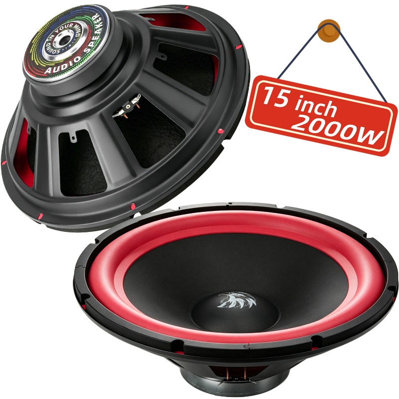 Audio Home Cinema - 1 Buah Subwoofer Mobil 15 Inci