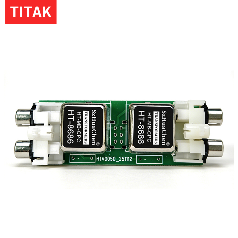 Audio Home Cinema - Filter Kebisingan Isolator Audio Saluran Ganda