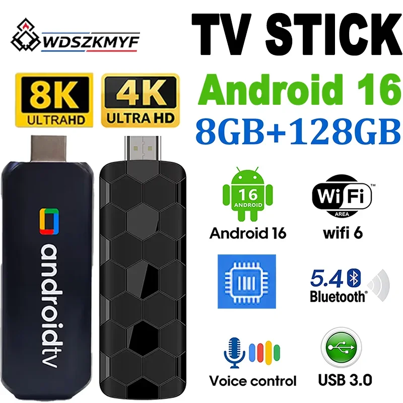 Home Cinema Tv - TV Stick Android 16 4K/8K UHD