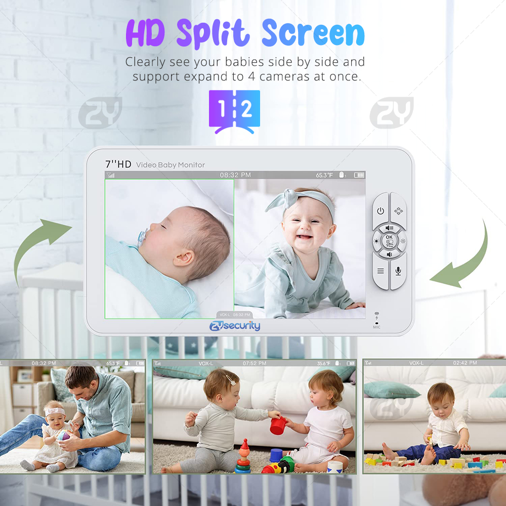 Monitor bayi Video 7.0 inci HD - Home Cinema Wireless ulasan dan harga