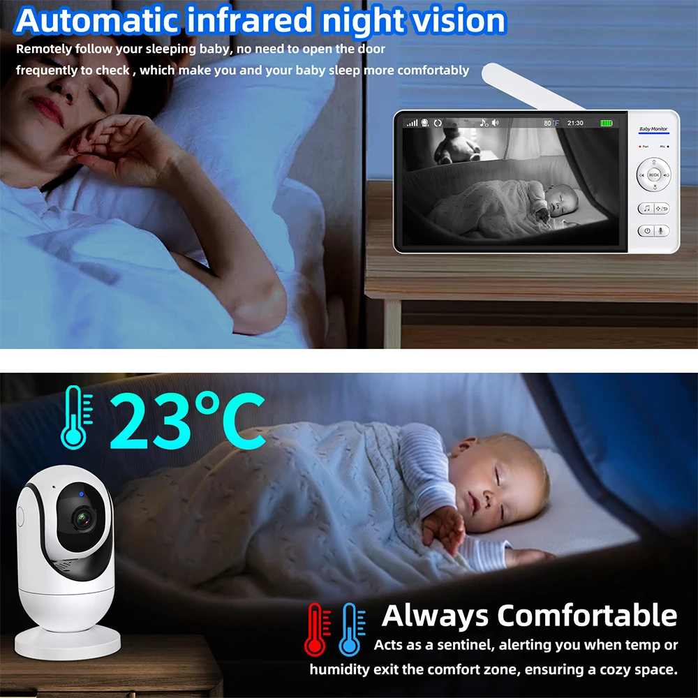 Tidak Ada WiFi Monitor Bayi 7  - Home Cinema Wireless ulasan dan harga
