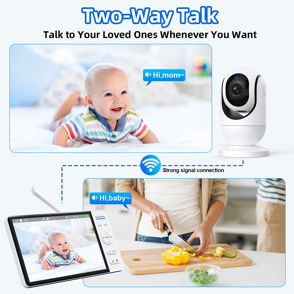 Tidak Ada WiFi Monitor Bayi 7  - Home Cinema Wireless ulasan dan harga