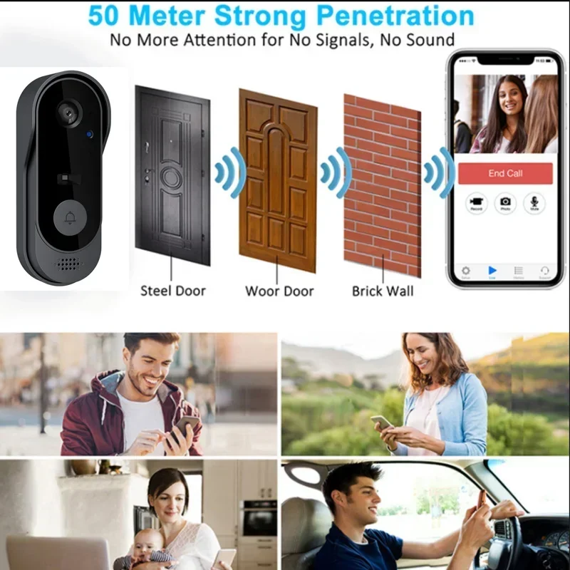 Kamera Bel Pintu Nirkabel HD T - Home Cinema Wireless ulasan dan harga