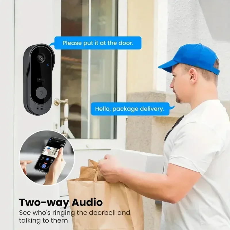 Kamera Bel Pintu Nirkabel HD T - Home Cinema Wireless ulasan dan harga