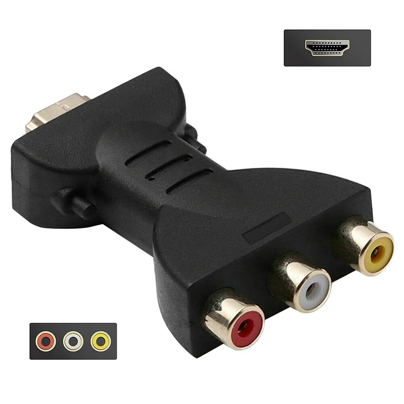 Adaptor Komposit AV Ke HDTV 3  - Home Cinema Tv ulasan dan harga