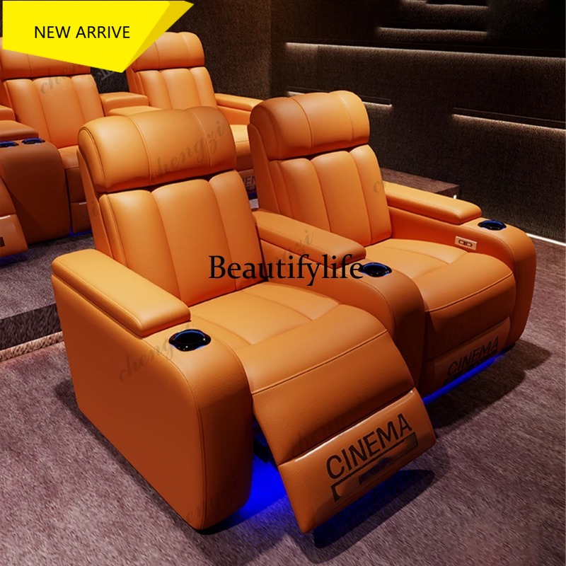 Kursi Bioskop Elektrik Kulit A - Home Cinema Chairs ulasan dan harga