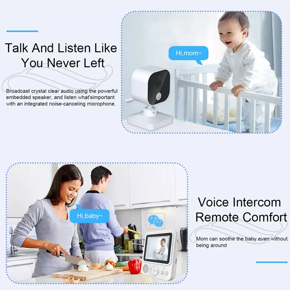 Monitor Bayi Video Nirkabel 2, - Home Cinema Wireless ulasan dan harga