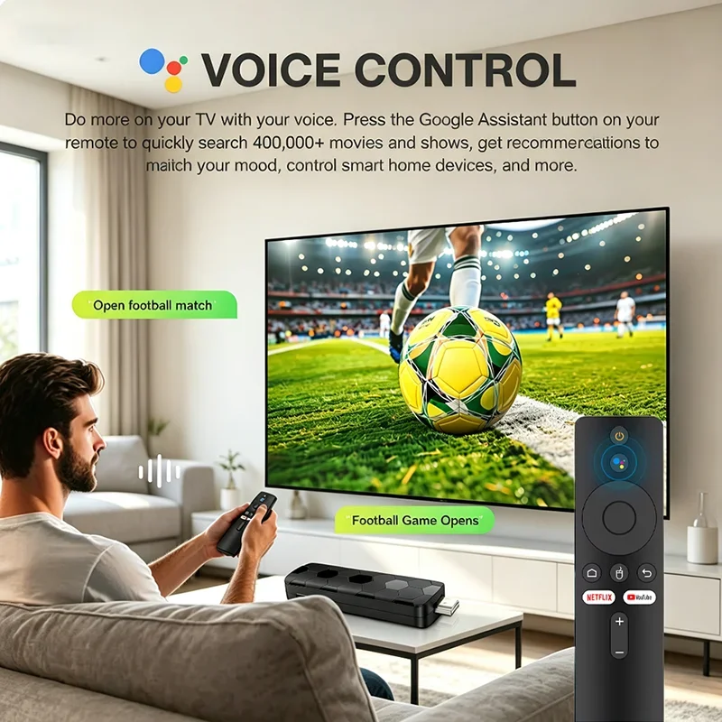 TV Stick Android 16 4K/8K UHD  - Home Cinema Tv ulasan dan harga