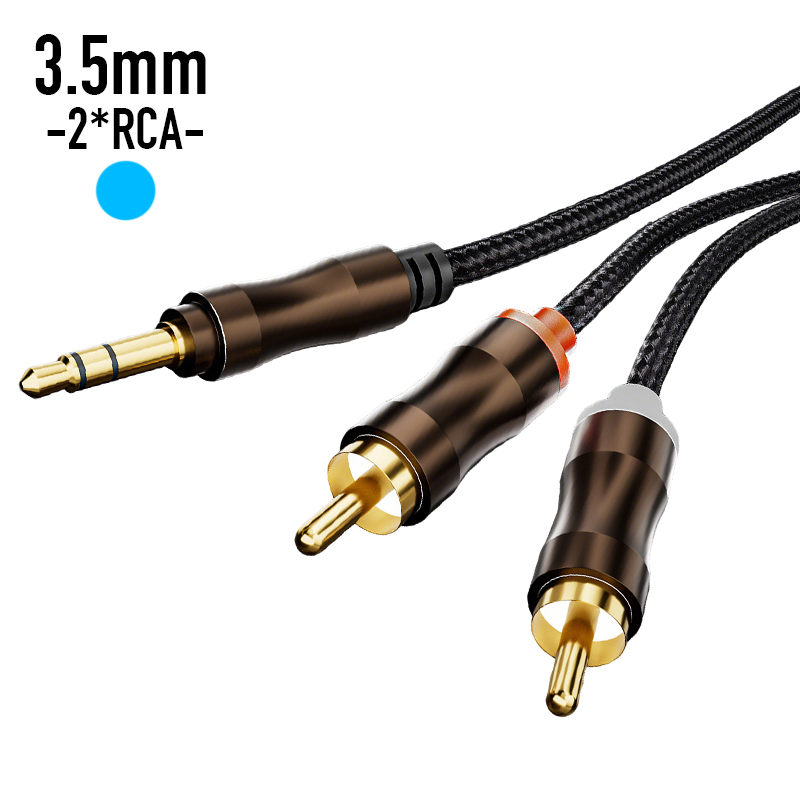 Kabel Audio RCA Ke Jack 3.5mm  - Home Cinema Tv ulasan dan harga