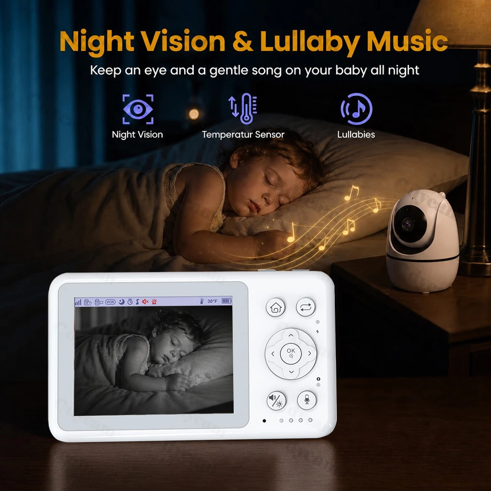 Monitor Bayi Video 3,2 Inci de - Home Cinema Wireless ulasan dan harga